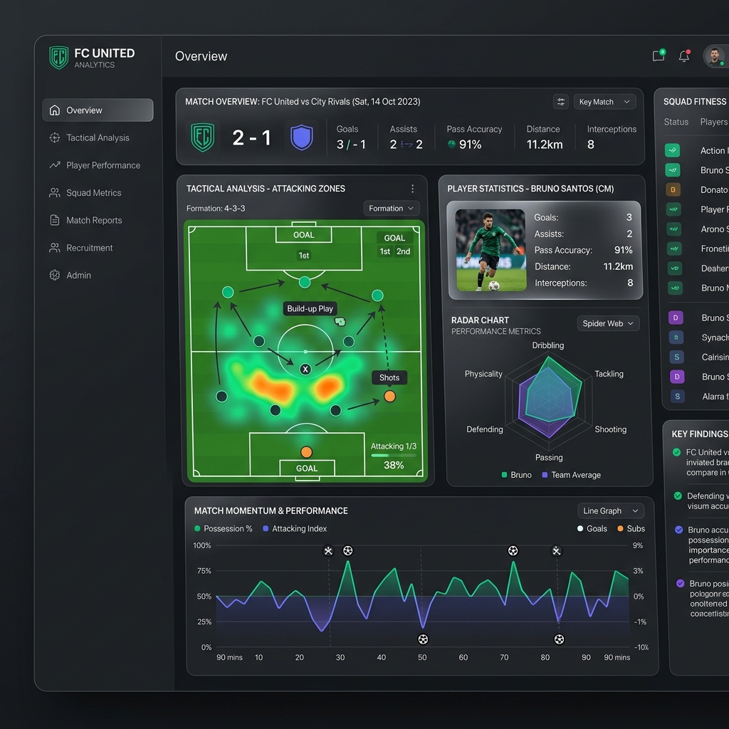 VantageXI Dashboard Mockup